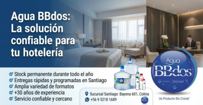 Río Cristal Agua BBdos: La solución confiable para la hotelería en Santiago.
